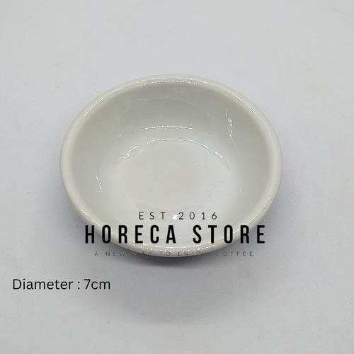 Jual Mangkok Sauce Dish 7cm dan 10cm Bulat Sauce Dish Keramik 7cm Jakarta Barat horeca