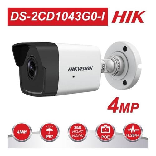 Jual Hikvision IP Camera DS2CD1043G0 4MP Fixed Bullet Network Camera