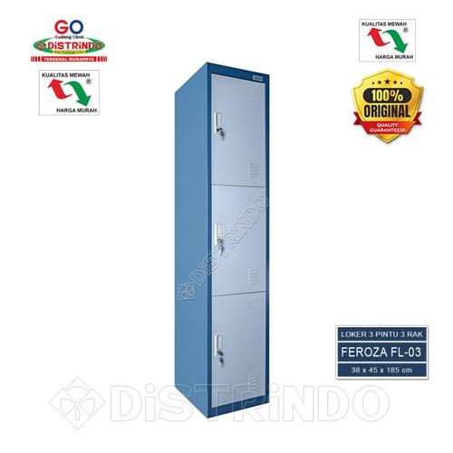 Jual Lemari Besi / Locker Besi 3 Pintu / Lemari Tas / Rak Besi - Kab ...