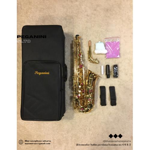 Jual READY STOK ALTO SAXOPHONE PEGANINI 100 BARU DENGAN TAMPILAN NEW