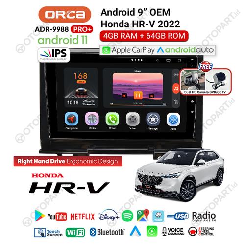 Jual Head Unit Android Auto CarPlay 9″ inch Honda HRV/HRV 20222023