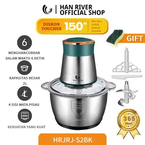 Jual HAN RIVER Meat Grinder multifungsi 2L/Baja tahan karat /Electric