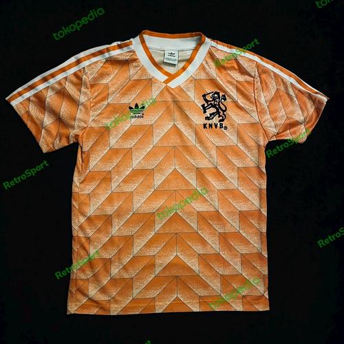 Jual Jersey WeKa Retro Holland Belanda Home Euro 88 M Kota Cilegon