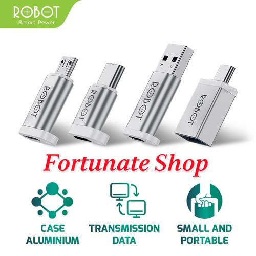 Jual OTG ROBOT RT-OTG Type C/Micro to USB 3.0 Small Portable Alumunium ...