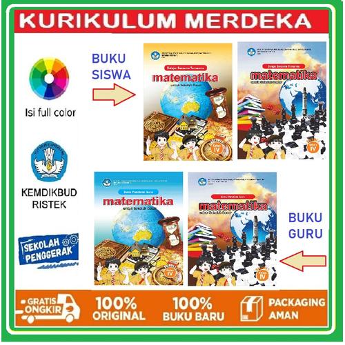 Jual Buku Matematika SD Kelas 4 Volume 1 Kurikulum Merdeka ...