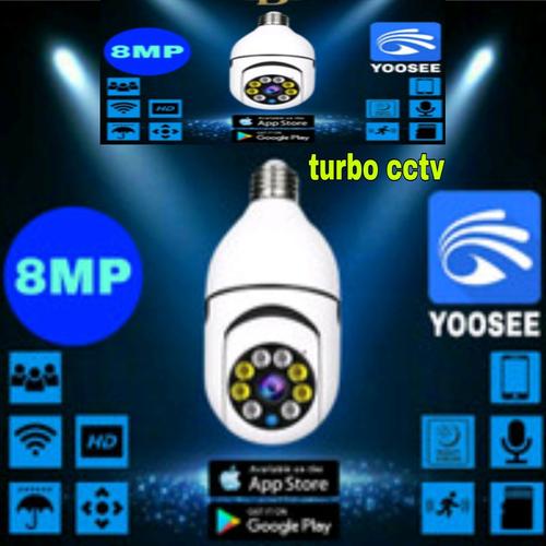 Jual KAMERA CCTV 360 PTZ NIGHT VISION WIFI IP KAMERA BOHLAM 8.0mp