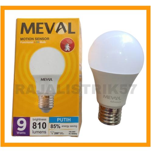 Meval Led Sensor Jual Lampu LED Meval Motion Sensor Gerak 9w putih - Putih - Kota ...