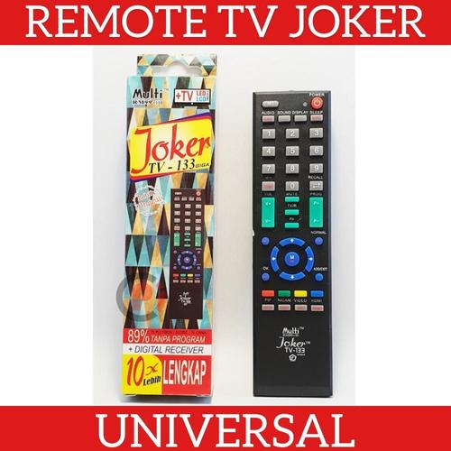 Jual JOKER TV133 Remote TV Universal Bisa Untuk TV LCD TABUNG LED