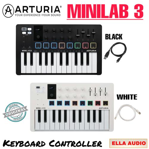 LTGEM Case Compatible With Arturia MiniLab 3 Universal MIDI Controller