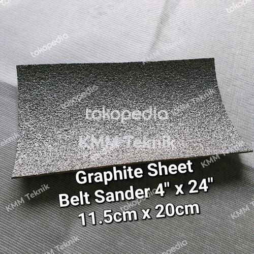 Jual GRAPHITE SHEET TAPAK BELT SANDER CARBON 4" X 24" GRAFISIT ALAS