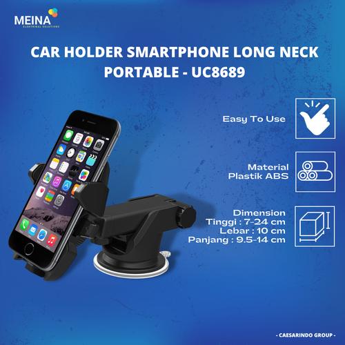 Jual CAR HOLDER PHONE BRACKET HP KACA MOBIL LONG NECK ADJUSTABLE MOUNT