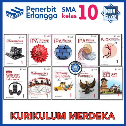 Jual BUKU KURIKULUM MERDEKA KELAS 10 SMA X PENERBIT ERLANGGA VKM ...
