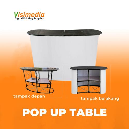 Jual Pop Up Table Premium | Meja Promosi |Booth Portable| Pop Up