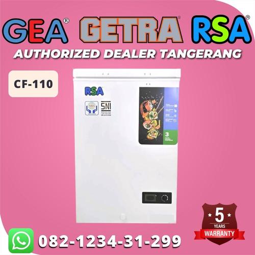 Cf110 Rsa Jual FREEZER BOX RSA CF 110 GARANSI RESMI CHEST FREEZER ORIGINAL - RSA ...