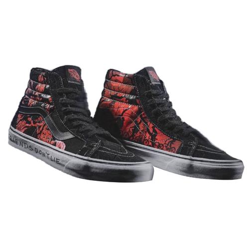 Jual Sepatu Vans SK8 Hi Reissue Stranger Things Black Men Original