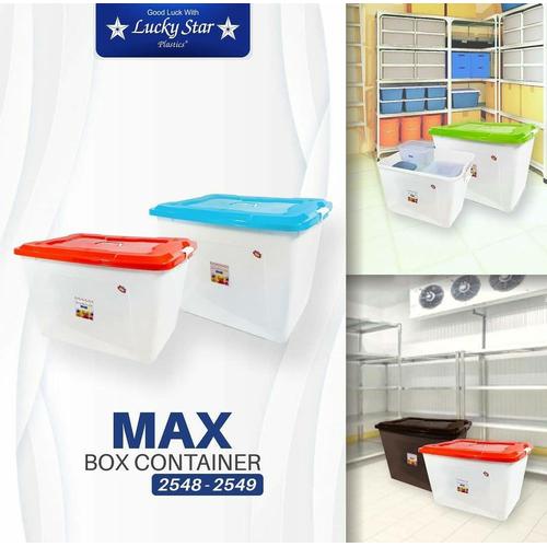 Promo BOX CONTAINER MAX 220 LITER 2549-N/BOX SERBAGUNA/BOX STORAGE ...