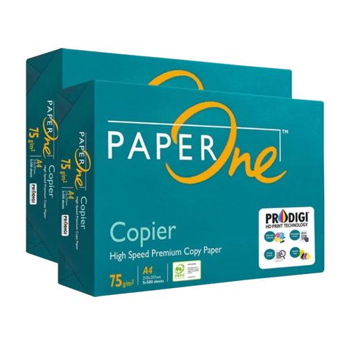 Jual Kertas HVS A4 75 gram PAPER ONE - 1 rim - Jakarta Timur - Newton ...