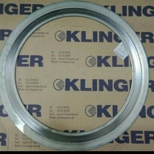 Jual SPIRAL WOUND GASKET KLINGER 6" ANSI 300 316SS INNER AND OUTER RING