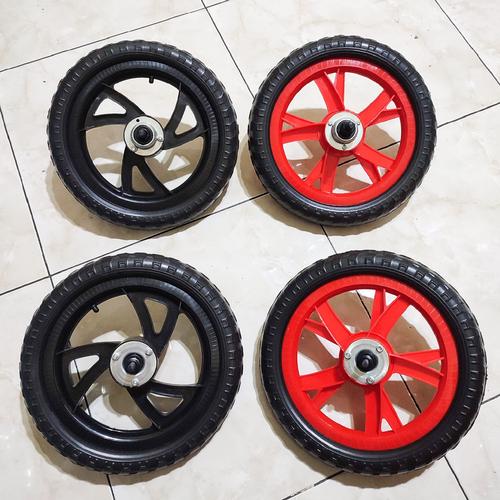 Jual Sepasang Ban Luar Sepeda Anak 12 Inch Mini Roda Ban Mati Busa Eva ...