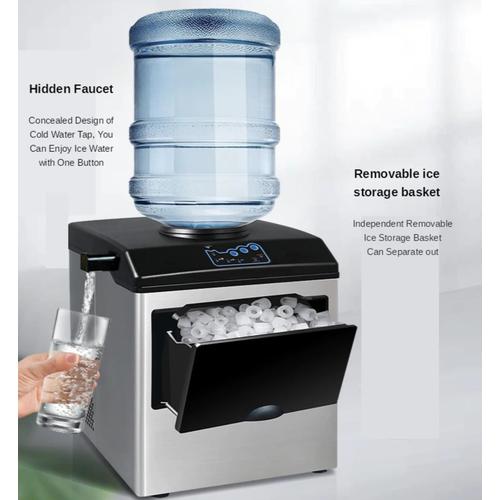 Promo Hicon HZB 25BF Mesin 25 BF Pembuat Es Batu Ice Cube Maker Machine