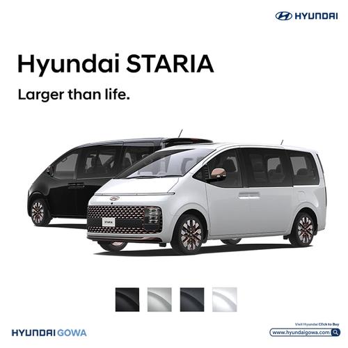 Jual Hyundai STARIA Signature / DP III - Black Pearl, 7 Seater ...