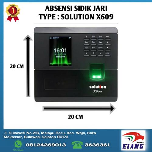 Jual Solution X609 Mesin Absensi Akses Door Kota Makassar Jual Solution X609 Mesin Absensi Akses Door Kota Makassar