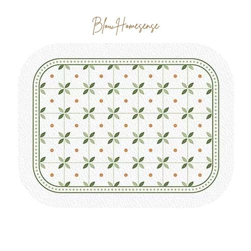 Jual Placemat tatakan piring alas meja motif batik retro nordic unik simple E Jakarta Barat