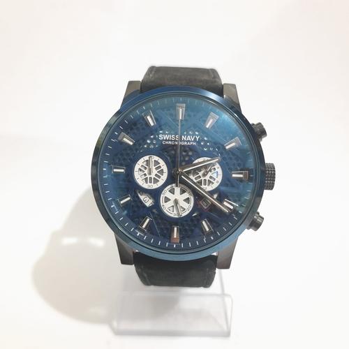 Promo JAM TANGAN PRIA SWISS NAVY 8310 SN8310M LEATHER ORIGINAL BLACK BLUE  di Palapa Watch Tokopedia