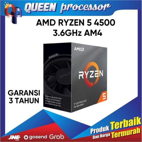 Jual PROCESSOR AMD RYZEN 5 4500 3.6GHz BOX GARANSI 3 TAHUN - Jakarta ...