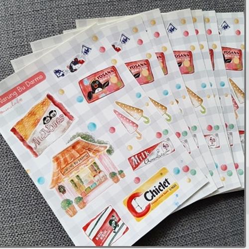 Sticker Sticker Jadul Jual Snack Jadul Merchandise - Sticker - Kab. Tangerang ...
