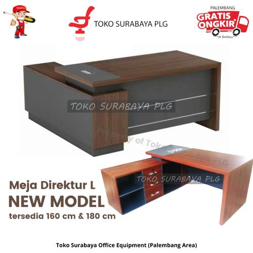 Jual Meja Kantor L 3016 Meja Kerja PREMIUM Meja Kerja Direktur 160cm