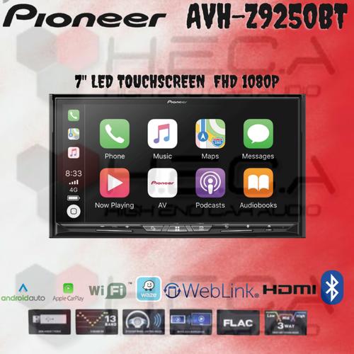 Jual Pioneer AVHZ9250BT Head Unit Double Din AVH Z9250 BT Tape Mobil