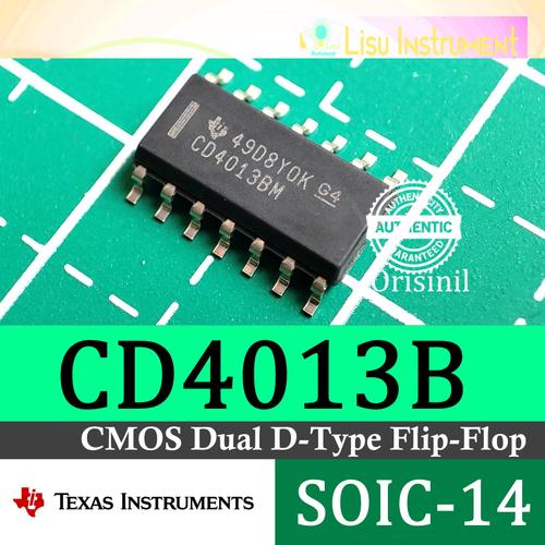 Jual Original CD4013BM CMOS Dual DType FlipFlop SOIC14 Texas