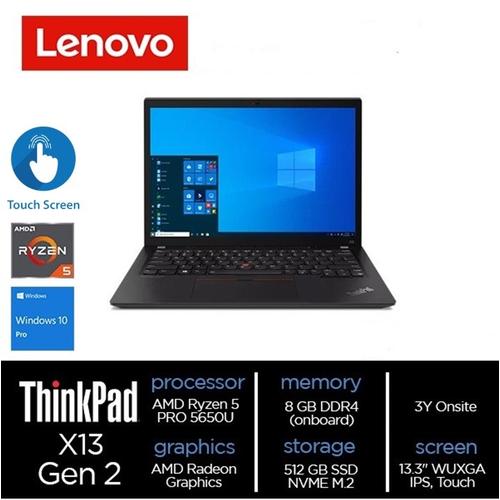 Jual Lenovo Thinkpad X13 Gen Ryzen Pro 5650U 8GB 512 SSD W10