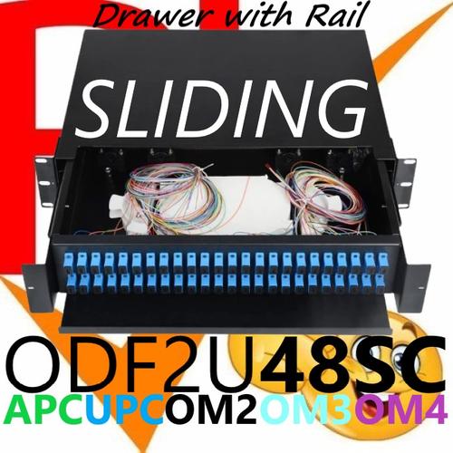 Jual OTB/Optical Terminal Box 48 Core SC SET RackMount FO/Fiber Optic