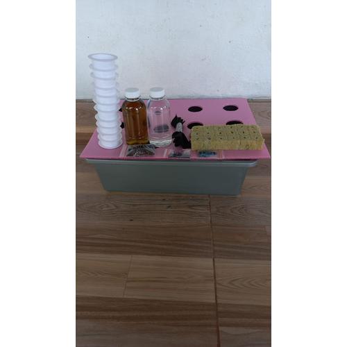 Gambar Paket Starterkit Hidroponik Sistem Wick 6 Lubang Tanam(siap pakai) dari aahidroponik Kab. Magelang Tokopedia