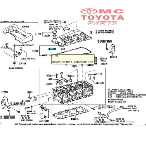 Jual Seal Cam Shaft Innova Fortuner Hilux Hiace Diesel 9008031097