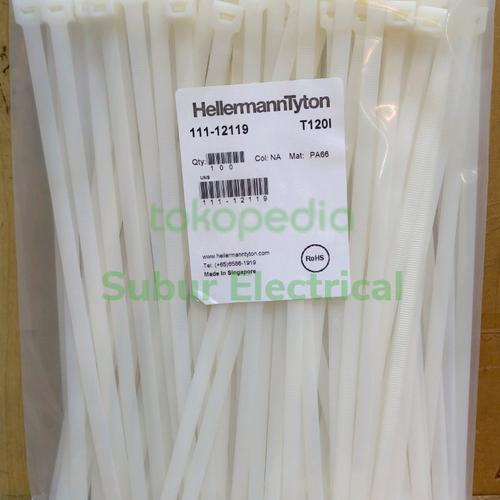 Jual Hellermann tyton T120i 300mmx7,6mm kabel ties cable ties tis