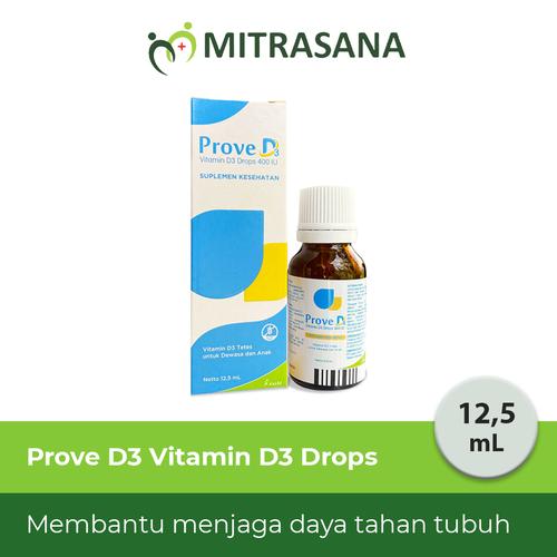 Jual Prove D3 Drop Vitamin D3 400 IU Tetes 12.5 ml untuk Dewasa dan