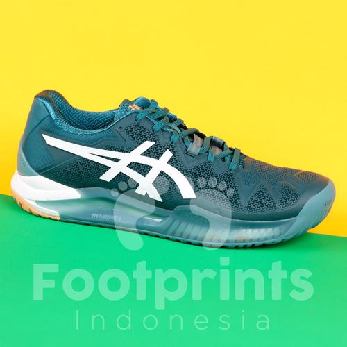 Sepatu Tenis Asics Gel Resolution Men Velvet Pine/White atelieryuwa