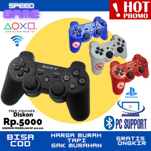 Jual Stick Stik PS3 Sony Wireless Original Pabrik Merah Jakarta