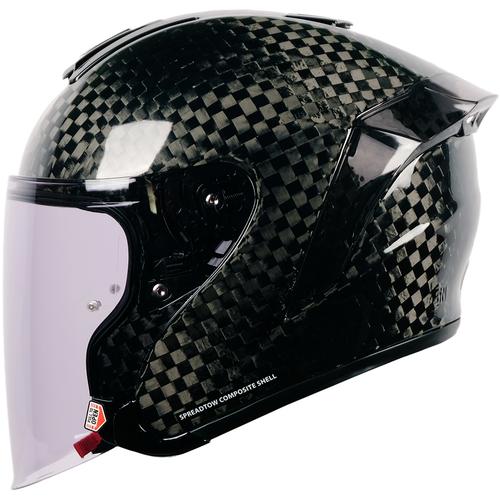 Jual NJS KAIROZ CARBON SPREADTOW Helm Half Face Kab. Tangerang NJS Helmet Tokopedia