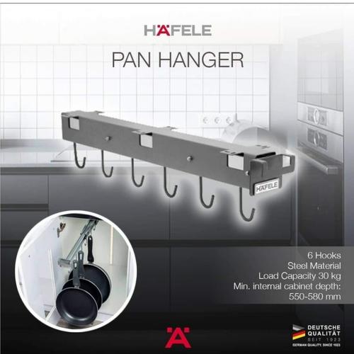 Jual HAFELE Pan Hanger Rack Rak Simpan Gantung Tarik Teflon Pan Panci