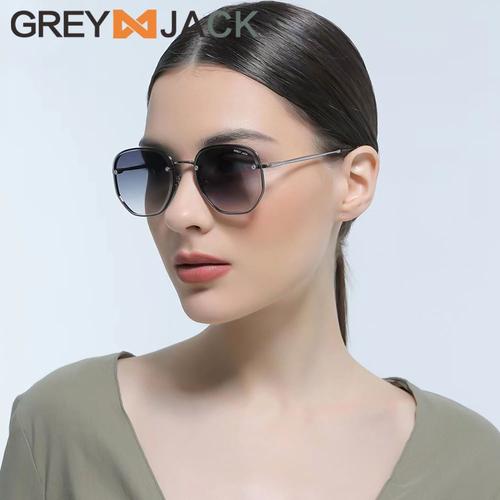 Promo Grey Jack Kacamata Sunglasses AntiUv Metal Fashion Wanita Trendy