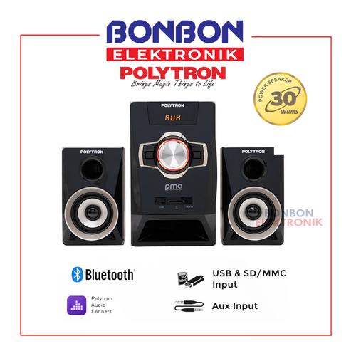 Promo Polytron Bluetooth Speaker Multimedia PMA 9321 /B USB RADIO FM