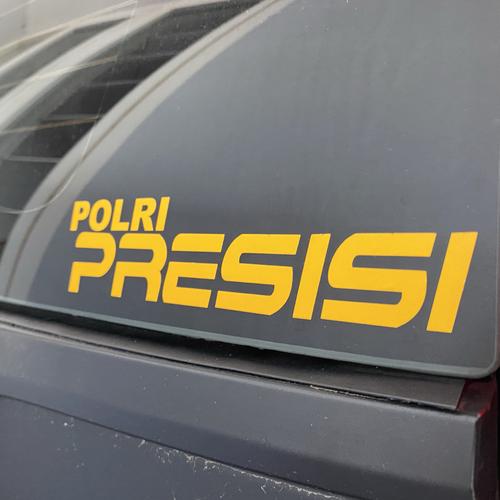 Jual Stiker sticker polri polisi presisi ukuran kecil - Kota Surabaya