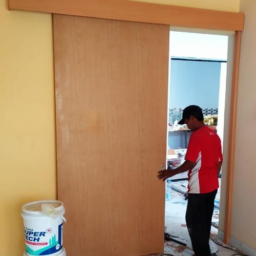 Jual pintu hpl coklat muda - Kab. Bekasi - pintu modern | Tokopedia