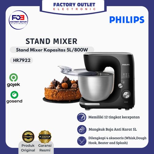Promo Philips Stand Mixer HR 7922/90 5L Pengaduk Berdiri Garansi