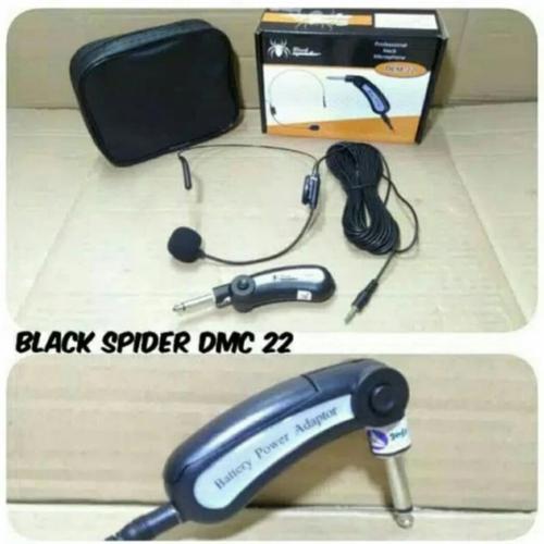 Jual MIC BLACK SPIDER DMC-22/MICROPHONE BLACK SPIDER DMC-22 HEADSET ...