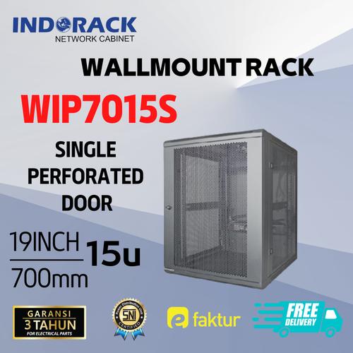 Jual Wallmount Rack INDORACK Perforated 15UDepth 700mm Rack Server ...